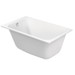 Duravit DuraStyle kunststof bad acryl rechthoekig 140x80x56cm zonder poten voor inbouw of ommanteling wit SW54486