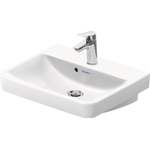 Duravit No.1 - No.1 - wastafel - 500mm - met overloop - 1 kraangat midden - hoogglans wit SW723751