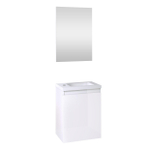 Allibert porto pack set de lave-mainss 40x51cm blanc brillant SW735073