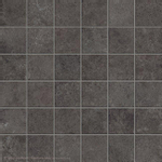 Atlas concorde solution mosaïque 29.6x29.6cm 8mm rectifiée aspect béton anthracite SW863168