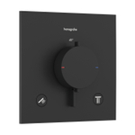 Hansgrohe Ecostat Comfort E - thermostat encastré - 2 fonctions - noir mat SW1388485