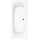 Villeroy & Boch O.novo kunststof duobad acryl rechthoekig - 180x80x50cm - zonder poten - glans wit 0930606