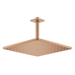 GROHE Rainshower Mono 310 Cube Pomme de tête de douche - 31x31cm - 1 jet - bras de plafond 14.2cm - warm sunset brossé SW439046