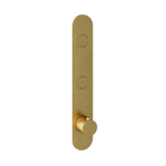Hotbath Cobber Afbouwdeel inbouwthermostaat - met 2 pushbuttons verticale plaatsing geborsteld messing - PVD - (goud) SW229954