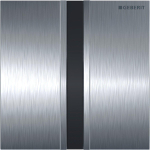 Geberit type 50 urinioir bedieningsplaat - 230V - rechthoekige knoppen - chroom 0701964