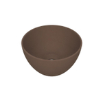 Arcqua Olivia Waskom - 22x22cm - rond - opbouw - mat chocola SW1584222