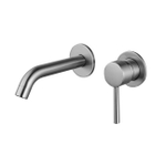 Fortifura Calvi Wastafelkraan - inbouw - met inbouwdeel - PVD - geborsteld RVS SW377860