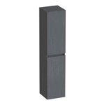 BRAUER Joy armoire de salle de bains - 160x35x35cm - 2 portes - sans poignée - ouvrant à gauche ou à droite - Timber Grey SW1200995