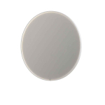 INK SP24 Miroir - 120x4x120cm - LED en bas et en haut à changement de couleur - dimmable - Chauffage de miroir - rond - dans un cadre en acier - aluminium blanc mat SW693167