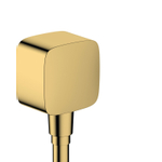 Hansgrohe FixFit E Coude mural de raccordement avec clapet anti-retour plastique polished gold optic SW451525