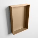 Mondiaz EASY Niche salle de bains - 44.5x8x29.5cm - à encastrer ou à monter - 1 compartiment - Oro | Oro SW1017032