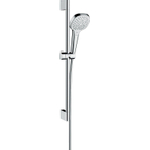 Hansgrohe Croma Select E Multi glijstangset met Croma Select E Multi handdouche 65cm met Isiflex`B doucheslang 160cm wit/chroom 0605307