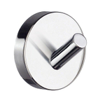 Smedbo Home Porte-serviettes - 4.8x4.2cm - autocollant / perçage - Laiton massif Chrome SW12155