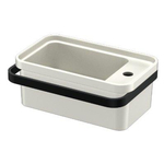 QeramiQ Élan Fontein - 45x27cm - 1 kraangat - keramiek - handdoekbeugel - mat wit SW1477237