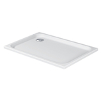 Duravit D-code Douchebak acryl rechthoekig - 120x80x8.5cm - wit 0295844