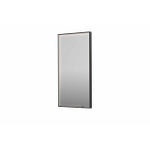 INK SP19 miroir - 50x4x100cm rectangle en cadre acier incl dir LED - chauffage - changement de couleur - dimmable et interrupteur - métal brossé noir SW955949