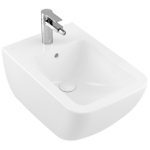 Villeroy & Boch venticello wandbidet - met 1 kraangat - 37.5x56cm - met overloop - White Alpine (glans wit) 1025162