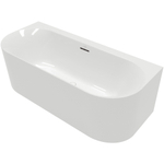 Villeroy & Boch Loop & Friends half - vrijstaand bad - 180x80cm Acryl - glans wit SW762312
