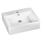 Best Design Class wastafel 53x41,5x15cm 1 kraangat porselein wit SW9949