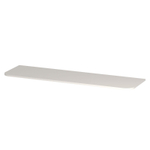 INK Concept R Wastafelblad - 160x45x1.7cm - tbv afgeronde onderkast - MDF lak - Mat wit SW1406154