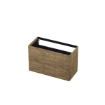 Meuble sous vasque 2 tiroirs push to open 65cm bois Chêne naturel SW352576