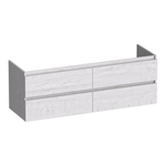 BRAUER Joy meuble sous-lavabo 140 4 tiroirs softclose - sans poignée - 2 découpes pour siphon - Forest Seashell SW1201079