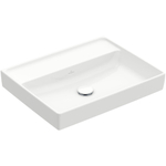 Villeroy & Boch Collaro wastafel - 60x47cm - zonder overloop - zonder kraangat - White Alpine (glans wit) SW358315