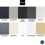 Plieger Florian Nxt radiateur design simple horizontal 1710x600mm 1046W gris perle (pearl grey) 7255102