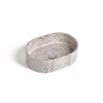 Ideavit Rock Waskom 40x28x12cm Beton ovaal Terrazzo SW568395