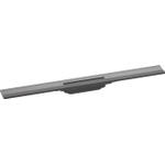 Hansgrohe RainDrain Flex douchegoot - 80cm - wandmontage - brushed black chrome (zwart) SW1590359