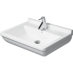 Duravit Starck 3 Philippe Starck - 3 wastafel - 65x48cm - wondergliss - wit 0312576