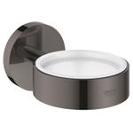 Grohe Essentials Wandhouder - voor zeepdispenser/glas - hard graphite (antraciet) SW98928