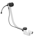 Hotbath Cobber badoverloop - vulcombinatie - verlengd - Gepolijst Zwart PVD SW1117724