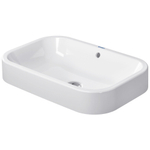 Duravit Happy D.2 Opzetwastafel - 60x40cm - zonder kraangat - met overloop - glans wit SW68369