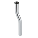 Grohe Urinoirspoelpijp - 20cm - met sprong 2cm - diameter 18mm - met O-ring - chroom 0730459