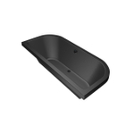 Xenz Principe Basic ligbad - 180x80cm - met overloop - zonder afvoer - Acryl Ebony mat SW103154