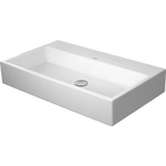 Duravit Vero air Wastafel - geslepen - zonder kraangat - zonder overloop - 80x47cm - met wondergliss - inclusief bevestiging - wit SW157019