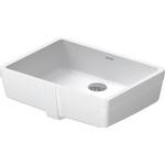 Duravit Vero Onderbouwwastafel - 46.5x35cm - zonder kraangat - met overloop - wit SW223282