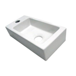Best Design Class Lavabo 36x18x9cm gauche blanc SW9967