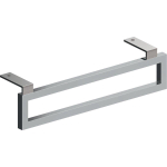 Geberit Preciosa II handdoekhouder - 48.5cm - voor wastafel - hoogglans chroom 0087918
