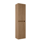 Saniclass Chaci Armoire haute - 140x35x27cm - 2 portes - chêne chaud SW1529799