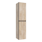 BRAUER Joy Edge armoire de salle de bains - 160x35x35cm - 2 portes - ouverture à gauche ou à droite - sans poignée - Forest Wheat SW522813