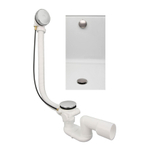Xenz vidage de baignoire et combinaison de trop-plein inox SW161781