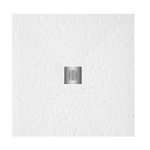 Zeza Grade Douchebak - 100x100cm - antislip - antibacterieel - mineraalmarmer - vierkant - mat wit SW1152810
