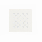 Grille d'évacuation 13,1 x 13,1 cm blanc mat SW543418