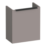 BRAUER Elevate meuble de lavabo WC 40 sans poignée rapportée avec 1 porte ouvrant à droite taupe mat SW1224529