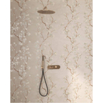 Ceralto Lumaro Vein bande décorative - 31,6x100cm - 9,4mm - rectifié - décor B - nude mat SW1129894