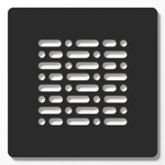 ZEZA Grade bonde de receveur de douche - 13x13cm - Noir SW1212692