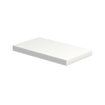 Proline plaque de couverture de la lave-mains supérieure laquée 40x23x3.2cm blanc mat SW350683