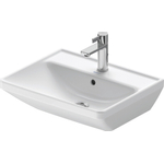 Duravit D-neo Wastafel - met kraangat - met overloop - 55x44x16.5cm - wit SW640428